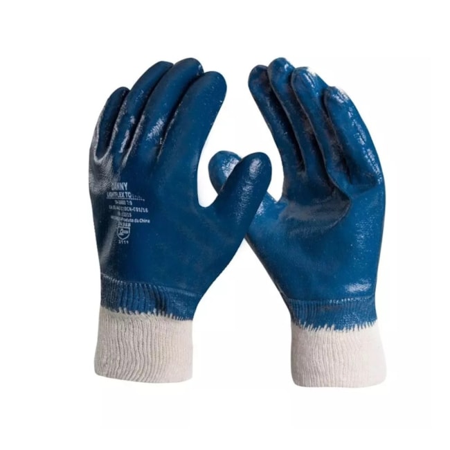 Luva Nitrílica Azul com Punho de Malha CA 43319 DA26602 LIGHTFLEX DANNY-502d7d62-c465-4693-9988-f1f406c4bee7
