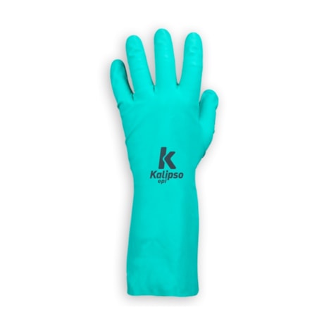 Luva Nitrílica de Proteção Verde com Forro Interno CA 11769 NITRILI-KA 10 KALIPSO-5f3aab22-93e0-4a10-99fb-de4d4431e7ed