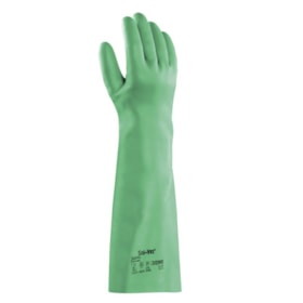 Luva Nitrilica Flocada 46 Cm CA 12598 37-185 SOLVEX ANSELL