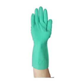 Luva Nitrilica Lisa Verde 33 Cm CA 12704 37-145 SOLVEX ANSELL