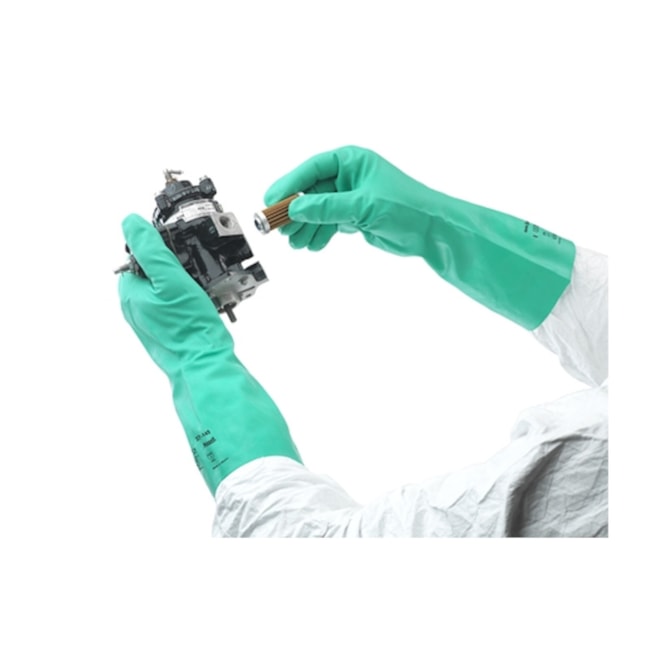 Luva Nitrilica Lisa Verde 33 Cm CA 12704 37-145 SOLVEX ANSELL-0d6d1d96-4663-4220-9355-5bb18aad5610