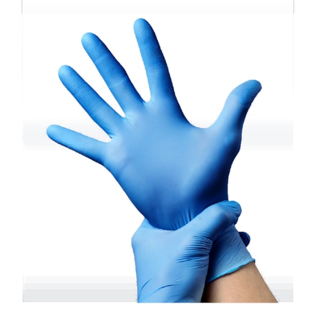 Luva Nitrílica sem Amido (100 unidades) Azul Tamanho M 7241 TALGE-108fbb36-31e6-4456-b108-da84a2769140