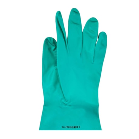 Luva Nitrílica Verde CA 12695 CARBOGRAFITE-9383584a-dea7-4554-8530-273e03f4991a