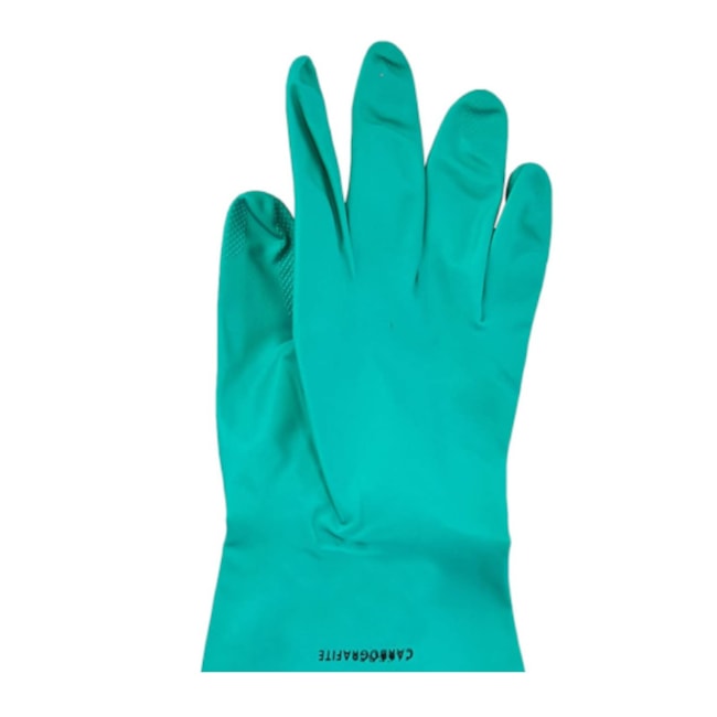 Luva Nitrílica Verde CA 12695 CARBOGRAFITE-ba114bf2-d84b-462c-8978-e194615e9e54