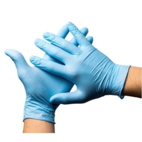Luva Nitrílico sem Amido (100 unidades) Azul S-NITRIL-LIGHT SUPER SAFETY