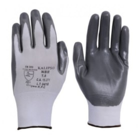 Luva Nylon Revestida em Latex Nitrílico CA 35770 NBR KALIPSO