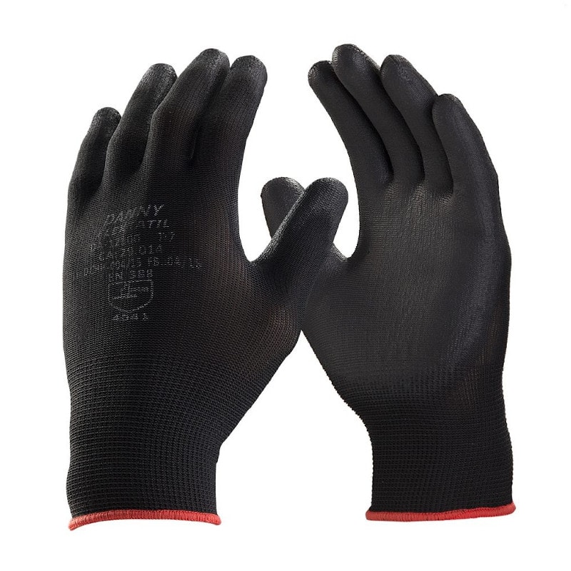 LUVA POLIAMIDA/ELASTANO REVESTIDA EM PU TAMANHO XG DA12100-XG FLEXTÁCTIL DANNY