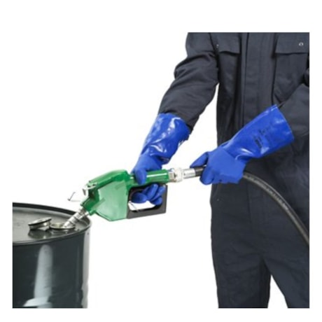 Luva PVC 36 cm Palma Aspera Forrada Tamanho 10 CA 26043 14-663 SUPER-FLEX ANSELL-91827761-6129-49fa-8e97-40f5d550db51