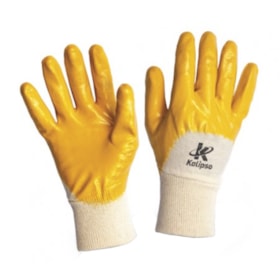 Luva Revestida em Látex Nitrílica Amarelo CA 35953 NITRILI-KA 20 KALIPSO