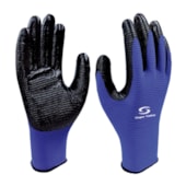 Luva Tricot Nylon Revestimento Nitrílico Preta SS1006N SUPER SAFETY Luva Tricot Nylon Revestimento Nitrílico Preta SS1006N SUPER SAFETY