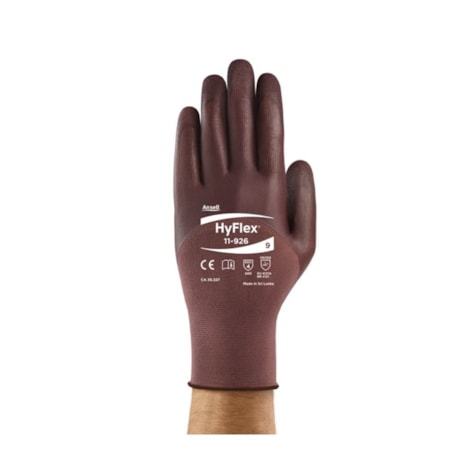Luva Tricotada em Nylon 3/4 com Revestimento Nitrilo Tamanho 9 CA 36227 11-926 HYFLEX ANSELL-10e51cda-aa9d-453f-9c42-7a9ac519de13