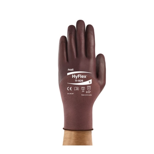 Luva Tricotada em Nylon 3/4 com Revestimento Nitrilo Tamanho 9 CA 36227 11-926 HYFLEX ANSELL-ac0f846f-4a62-4970-8e9e-d957b5da781e