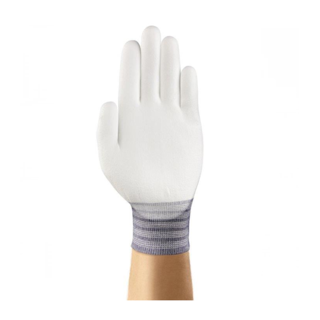 Luva Tricotada em Nylon Antiderrapante Tamanho G Branca CA 17601 11-600 HYFLEX ANSELL-20ec3559-33e2-4f6b-9d92-c7d92fb0ac2b