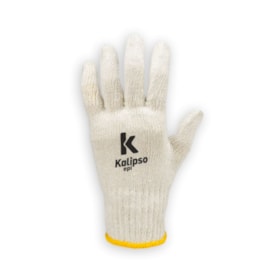 Luva Tricotada Fios Algodão CA 34493 TRICOTADA BRANCA KALIPSO