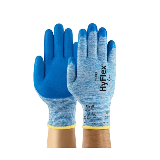 Luva Tricotada Nylon Revestida Latex Nitrílica Tamanho 9 HyFlex 11-920 ANSELL-6affbffd-7d94-4246-950d-6c559c47a1b0