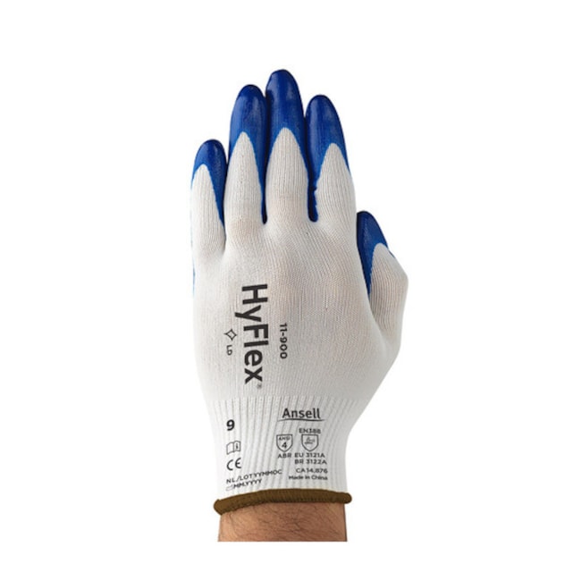 Luva Tricotada Nylon Revestida Latex Nitrilico CA 14876 11-900 HYFLEX ANSELL-45b89a44-108a-4334-a72e-793875366cb1