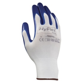 Luva Tricotada Nylon Revestida Latex Nitrilico CA 14876 11-900 HYFLEX ANSELL