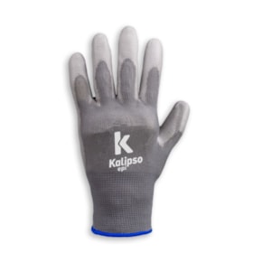 Luva Tricotada Nylon Revestida Poliuretano CA 15272 PU CINZA KALIPSO