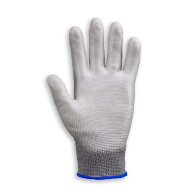 Luva Tricotada Nylon Revestida Poliuretano CA 15272 PU CINZA KALIPSO-2e4190ad-25bb-4fc7-b79a-b9f4751500cb