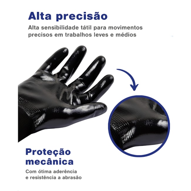 Luva Tricotada Poliamida Revestida com Nitrila Lisa Preta CA 25280 NITRIL FULL VOLK-2b115e2e-7637-4cd7-bc19-d8d007829c50