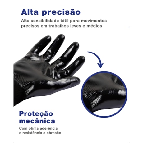 Luva Tricotada Poliamida Revestida com Nitrila Lisa Preta CA 25280 NITRIL FULL VOLK-6bb54ca7-ebdf-49fd-bbaa-67c3cc664e12