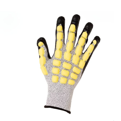 Luva Tricotada Poliéster Revestida Látex Corrugado Dorso Emborrachado CA 38654 IMPACTO CUT VOLK-5b33b228-3e72-4113-8929-5ac11f0b39fd