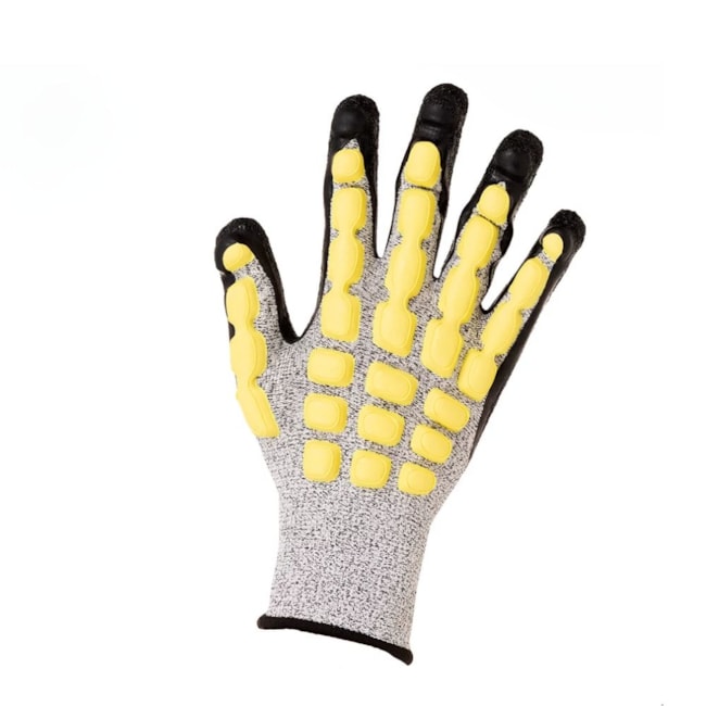 Luva Tricotada Poliéster Revestida Látex Corrugado Dorso Emborrachado CA 38654 IMPACTO CUT VOLK-e52be7d1-2519-4d34-bd9d-53539680713e