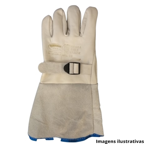 Luva Vaqueta 15cm com Punho em Raspa Tam. G CA 26742 LVQ-1 00037 LUVEQ-4bf32438-84cb-4d4a-a044-d9c9b26a7741