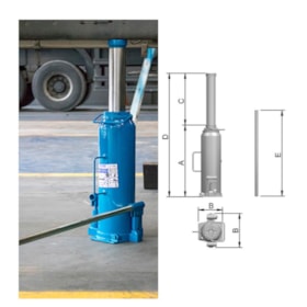 Macaco Hidráulico Especial para Molas 30 toneladas 30100 MTM-30 BOVENAU