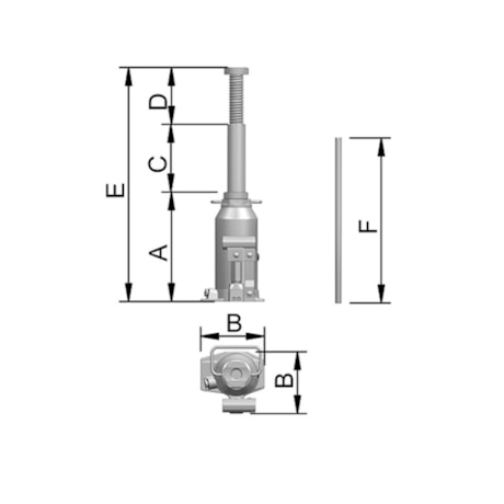 Macaco Hidráulico Garrafa 12 Toneladas 12003 MT 12 BOVENAU-8f1759cc-bea5-4fdc-8819-8306b06d36de