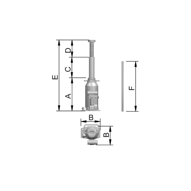 Macaco Hidráulico Garrafa 2 Toneladas 2102 MT 2 BOVENAU-4ae51289-069a-4df1-bf6c-ead6842dfe0f