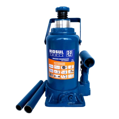 Macaco Hidráulico Garrafa 20 Toneladas 70008 RIOSUL-a1e3cc05-4402-4a41-a51e-95cb021830d5