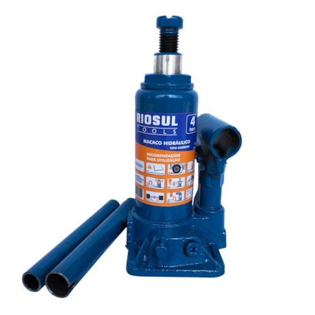 Macaco Hidráulico Garrafa 4 Toneladas 07 0002 RIOSUL-ba818096-c03d-440a-bf08-16b83142020c