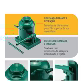 Macaco Hidráulico Garrafa 50Ton ST97810ASC SATA