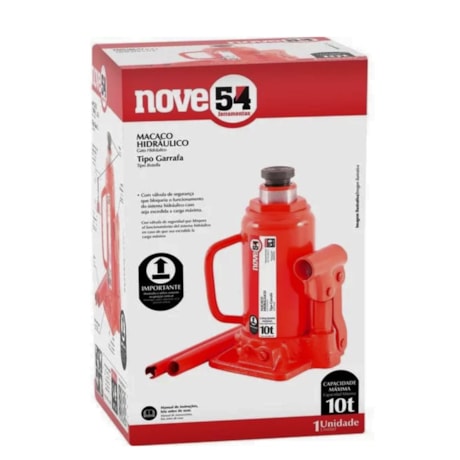 Macaco Hidráulico Garrafa com Alça 10Ton 6872000100 NOVE54-3025c294-364a-4f60-adfa-fd81cdfc637a