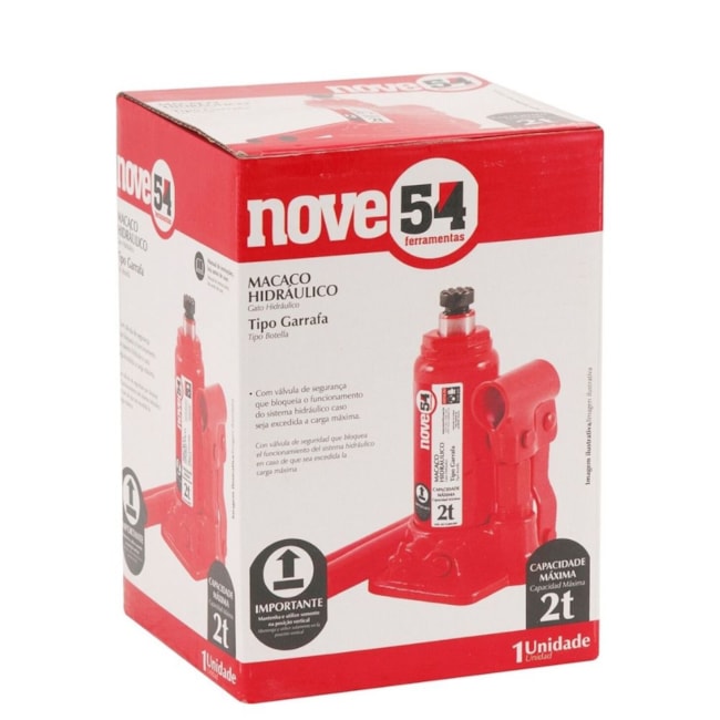 Macaco Hidráulico Garrafa sem Alça 2Ton 6872000020 NOVE54-68de6637-f211-4507-a687-a1ac764c4dd3