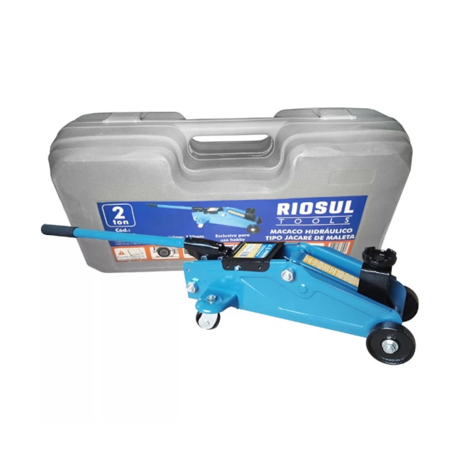 Macaco Hidráulico Jacaré 2 Toneladas com Estojo de Plástico 70010 RIOSUL
-f2423bf8-2885-45ce-8c46-819f92f03cdb