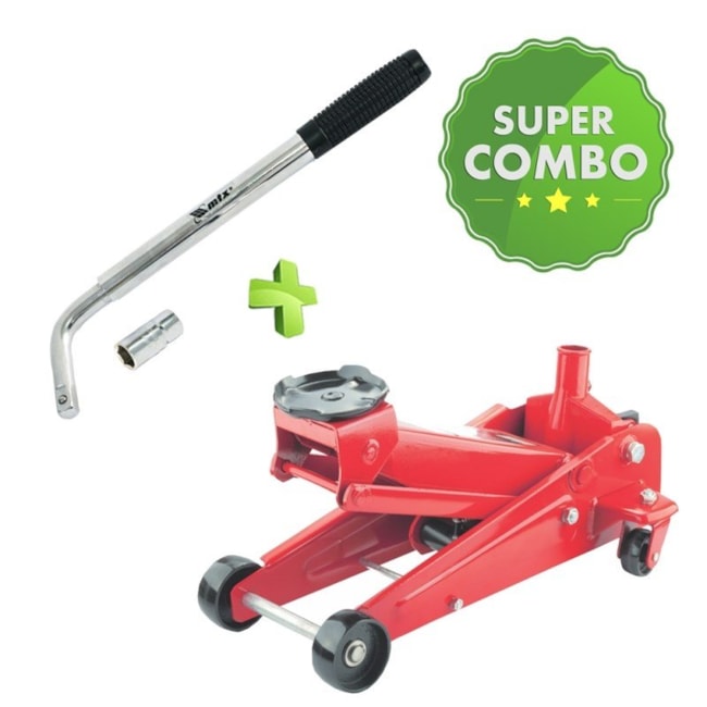 Macaco Hidraúlico Jacaré 3 Toneladas Rebaixado 510105 Sparta + Chave de Roda Telescópica Soquete Removível 142379 Mtx-500a1eaf-072d-472e-aac6-6c2d40149715