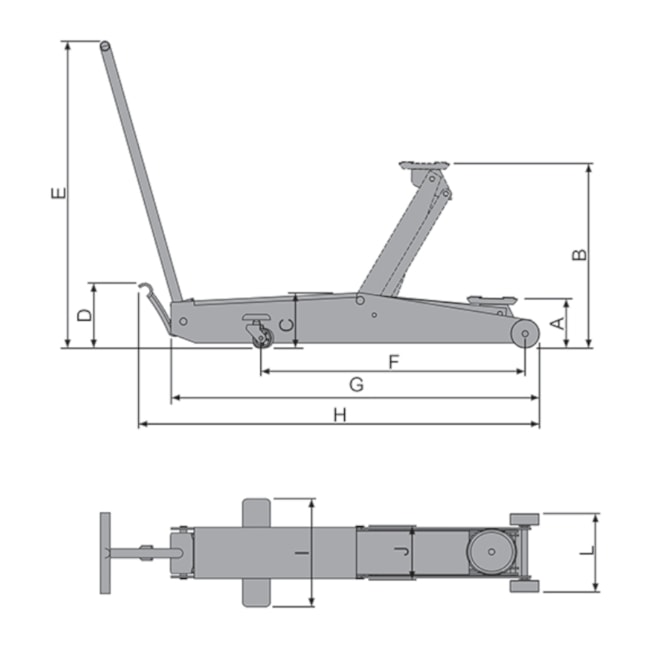 Macaco Hidráulico Jacaré Rebaixado 2 Toneladas J2600 BOVENAU-b11010ee-1a1f-4354-adce-d28de130d3a5
