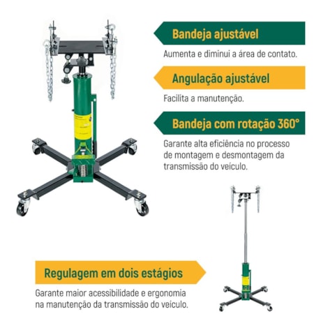 Macaco Hidráulico para Caixa de Transmissão 0,5 TON 1756 x 815mm SCAE5821-LA SATA-3feb3fcf-088a-4e1e-b92a-f12a6f920c8c