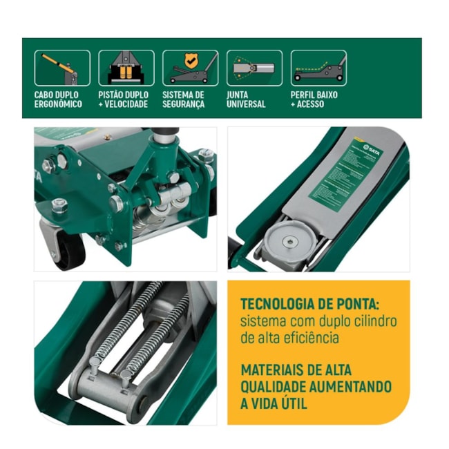 Macaco Hidraulico Rebaixado Jacaré 2Ton ST97817SC SATA-07ec2dab-6506-4e11-9aba-4deb48dc5357