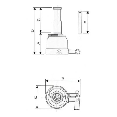 Macaco Hidráulico Telescópico 12 Toneladas Ônibus VW MTO 12W BOVENAU-b8b85046-6118-4ef4-9e4c-af9eb4cad903