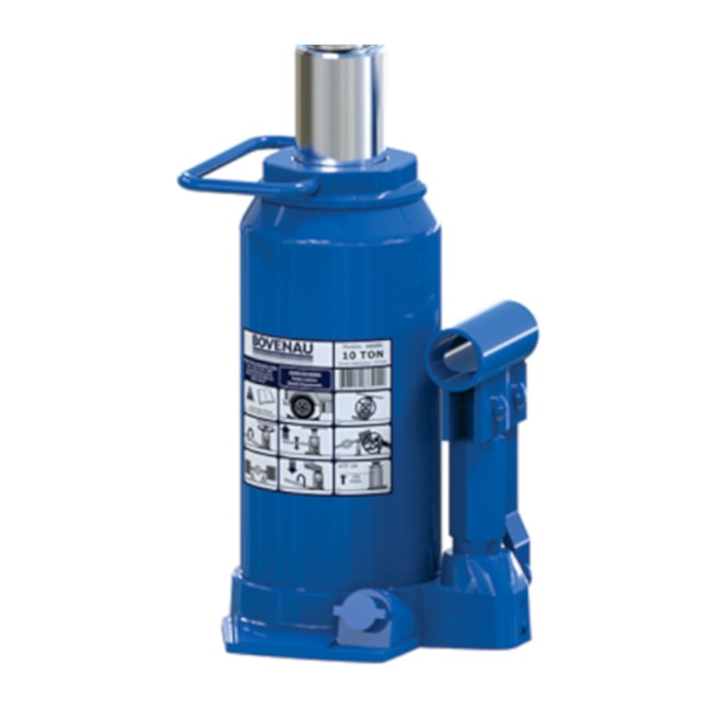 Macaco Hidráulico Tipo Garrafa 10 Toneladas 230x490mm MT 10 BOVENAU-2d71dea4-3b15-4339-a12e-1da2df579317