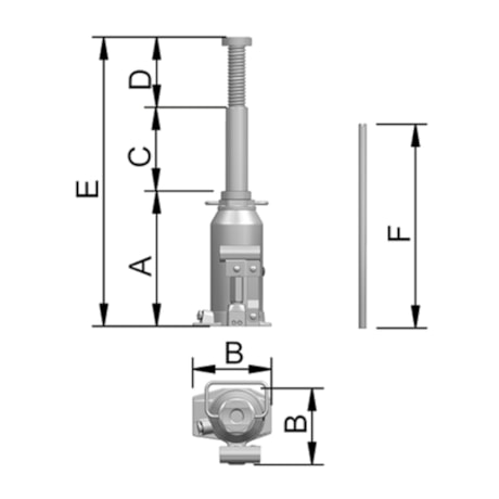 Macaco Hidráulico Tipo Garrafa 10 Toneladas 230x494mm MT10 10102RP BOVENAU-3e2f8d31-73f7-476d-beb9-9ab5c00bc7cd