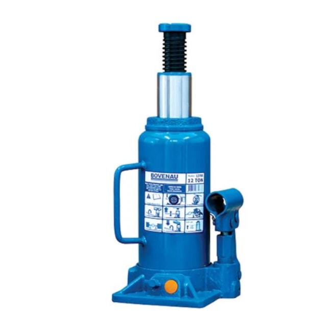 Macaco Hidráulico Tipo Garrafa 12 Toneladas 12700 CJ 12 BOVENAU-032911be-3d46-4e16-b05f-3a332f57df09