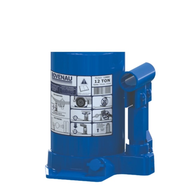 Macaco Hidráulico Tipo Garrafa 12 Toneladas 230x495mm MT 12 BOVENAU-598e780a-c757-4fa7-ab76-3ad329a8fbb3