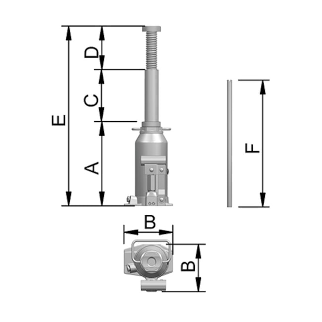 Macaco Hidráulico Tipo Garrafa 20 Toneladas 20700 CJ20 BOVENAU-895f7e41-ca21-46f1-9a37-893ded512162