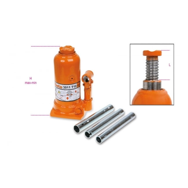 Macaco Hidráulico Tipo Garrafa 3,5 Toneladas 3011T BETA-7fe91127-1aa2-4935-8943-a43e18d207c4