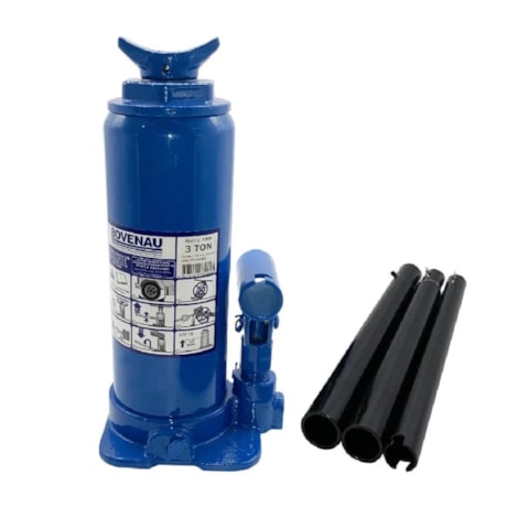 Macaco Hidráulico Tipo Garrafa 3 Toneladas 260 x 620mm EF3 3300RP BOVENAU-2e6b5423-8837-4d2e-9b57-86e6c3a082c2