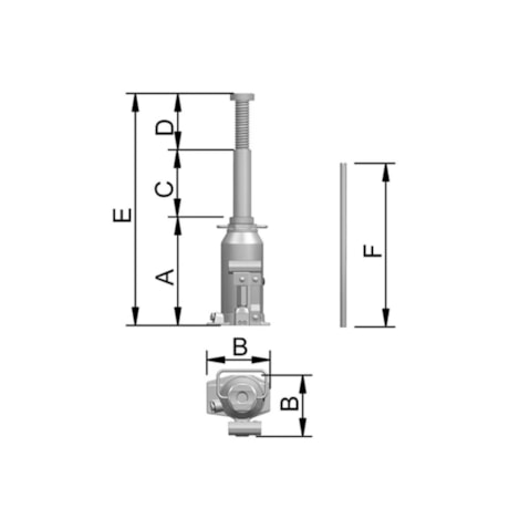 Macaco Hidráulico Tipo Garrafa Baixo 30 Toneladas MT30403BRP BOVENAU-41df8797-f178-4d00-8727-4cd2f741d76a